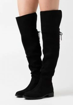 Anna Field Botas Mosqueteras - Black, Mujer