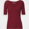 Anna Field Camiseta Estampada - Dark Red, Mujer