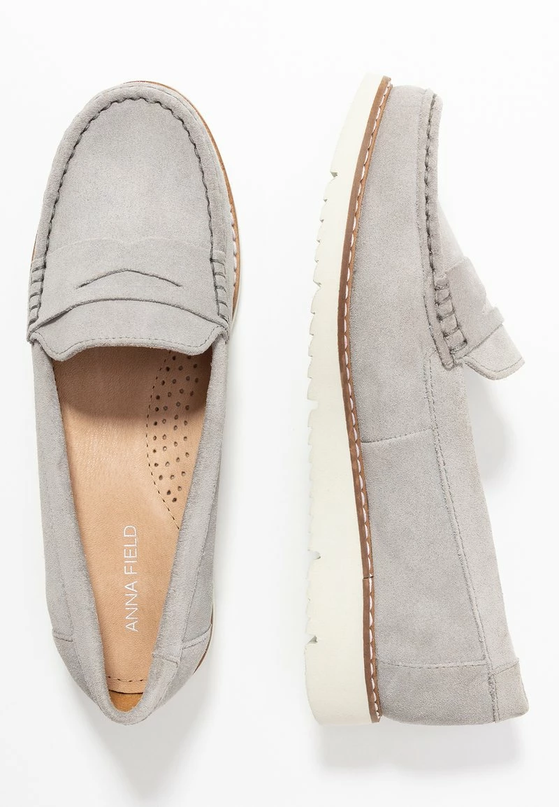 Anna Field COMFORT LEATHER - Mocasines - Grey, Mujer 6 Anna Field COMFORT LEATHER - Mocasines - Grey, Mujer - Imagen 4