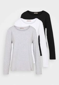 Anna Field 3 PACK - Camiseta De Manga Larga - Black/white/mottled Light Grey, Mujer 14 Anna Field 3 PACK - Camiseta De Manga Larga - Black/white/mottled Light Grey, Mujer -Anna Field Ventas 2022 961352bddf144aa8ae41be158008bf1b