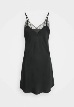 Anna Field HAMMERED SATIN NIGHTIE - Camisón - Black, Mujer -Anna Field Ventas 2022 96391f4f5e8c4b0db1d0502a1a70899f