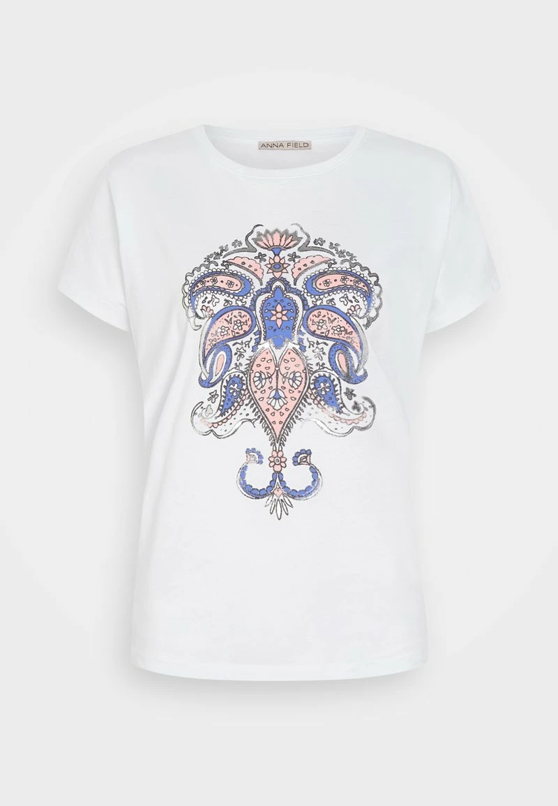 Anna Field Camiseta Estampada - White, Mujer 7 Anna Field Camiseta Estampada - White, Mujer - Imagen 5