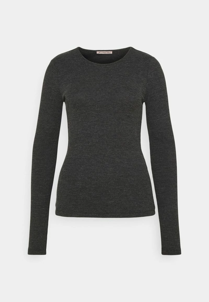 Anna Field Camiseta De Manga Larga - Mottled Grey, Mujer 8 Anna Field Camiseta De Manga Larga - Mottled Grey, Mujer - Imagen 6