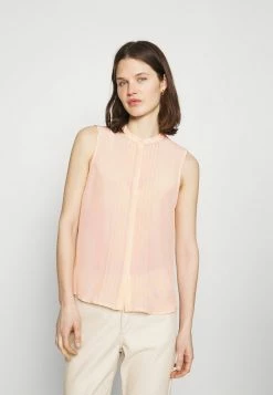 Anna Field Sleeveless Blouse With Gathers - Blusa - Pink, Mujer