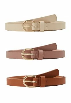 Anna Field 3 PACK - Cinturón - Cognac/rose/beige, Mujer -Anna Field Ventas 2022 9bd480de652f4d9f8e17bb8d48c97892