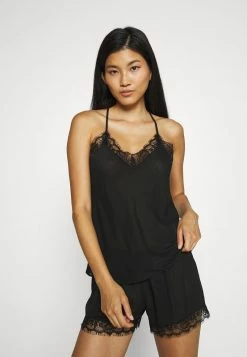 Anna Field MIA CHIFFON PJ SET - Pijama - Black, Mujer -Anna Field Ventas 2022 9c63396f849c4d82a8f6f98a7c927330