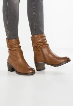 Anna Field Botines - Cognac, Mujer