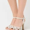 Anna Field LEATHER - Sandalias De Tacón - White, Mujer -Anna Field Ventas 2022 a5659877429045d88f39f545d60bd44d