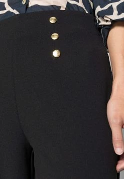 Anna Field BUTTON WAIST WIDE LEG PANTS - Pantalones - Black, Mujer 11 Anna Field BUTTON WAIST WIDE LEG PANTS - Pantalones - Black, Mujer -Anna Field Ventas 2022 a902e981e26547c7aee866b4d1f87e93