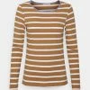 Anna Field STRIPEY CONTRAST - Camiseta De Manga Larga - Brown, Mujer -Anna Field Ventas 2022 ab076b9c1d0a45c9a8a74deccb3df294