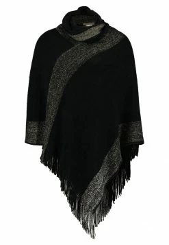 Anna Field Poncho - Black/gold, Mujer -Anna Field Ventas 2022 b401c6ae5d814707b71fdbfec03fd289