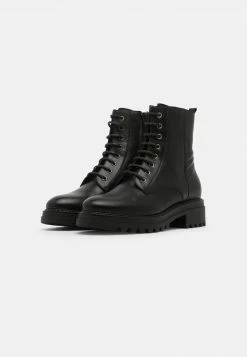 Anna Field LEATHER - Botines Con Cordones - Black, Mujer -Anna Field Ventas 2022 b4a8e127dc514162b6425beffe257698