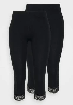 Anna Field 2 PACK - Leggings - Black, Mujer