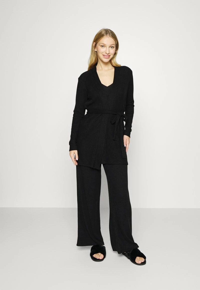 Anna Field RIB 3 PIECE PYJAMA - Pijama - Black, Mujer 3 Anna Field RIB 3 PIECE PYJAMA - Pijama - Black, Mujer