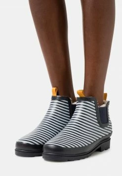 Anna Field Botas De Agua - Dark Blue/white, Mujer