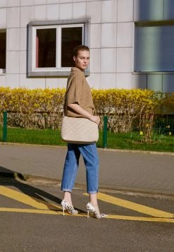 Anna Field Bandolera - Beige, Mujer