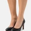 Anna Field LEATHER - Tacones - Black, Mujer