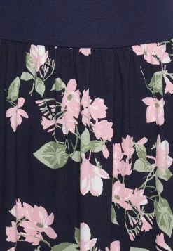 Anna Field BOAT NECK PRINT DRESS WITH SOLID SKIRT - Vestido Ligero - Dark Blue, Mujer -Anna Field Ventas 2022 be7050b4fa9e4044a4b64385a5771d44