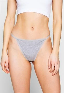 Anna Field CODY 5PP THONG THIN STRAP - Tanga - Grey/white/black, Mujer -Anna Field Ventas 2022 be81da6b43424a51a97e3a825b70cb4c