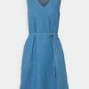 Anna Field Vestido Vaquero - Light Blue Denim, Mujer
