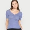 Anna Field Camiseta Básica - Light Blue, Mujer -Anna Field Ventas 2022 bf51a06b28144d17bef1a5b82fbebbb6