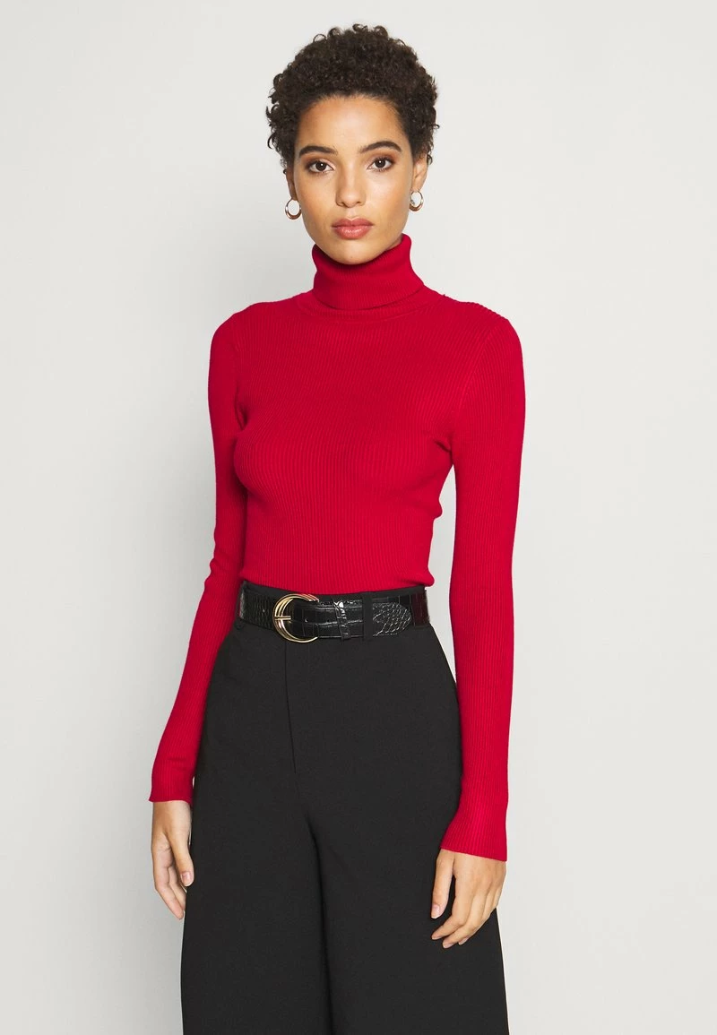 Anna Field TURTLE NECK - Jersey De Punto - Red, Mujer 3 Anna Field TURTLE NECK - Jersey De Punto - Red, Mujer