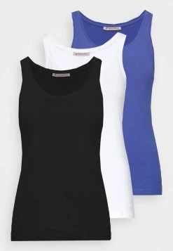 Anna Field BASIC TANK 3er Pack - Top - Black/white/light Blue, Mujer -Anna Field Ventas 2022 c780801dbea34425a98b68a18f0e2ec8