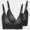 Anna Field 2 Pack Greer Lace Bralette - Sujetador Sin Aros - Black, Mujer -Anna Field Ventas 2022 c96a8296f4394b0ca81784b37f6438b1
