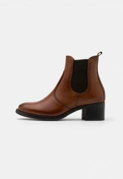 Anna Field LEATHER - Botines Bajos - Cognac, Mujer