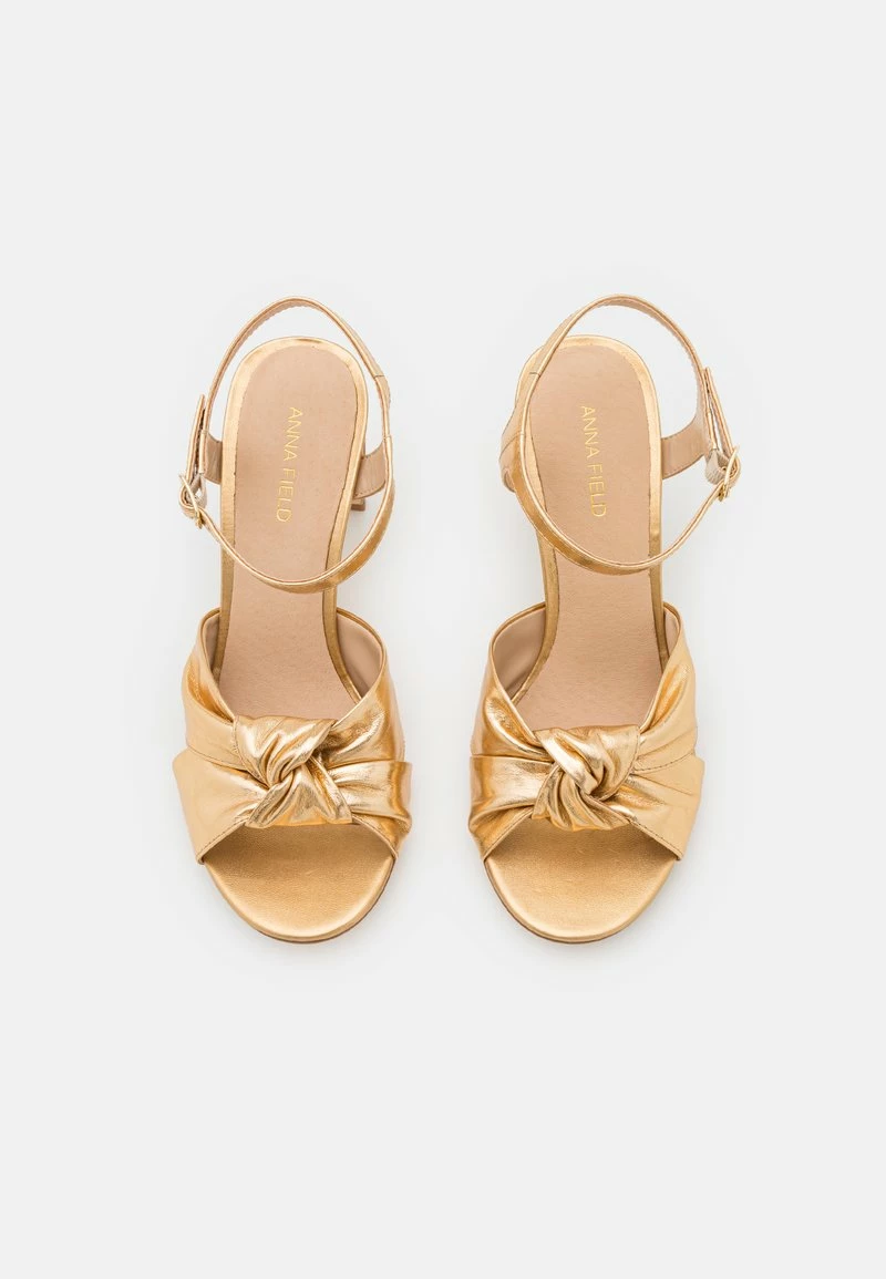 Anna Field LEATHER - Sandalias - Gold, Mujer 8 Anna Field LEATHER - Sandalias - Gold, Mujer - Imagen 6