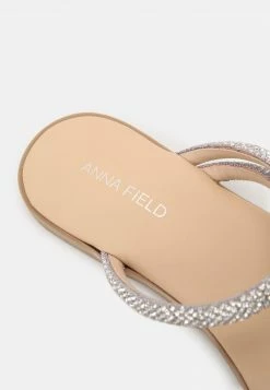 Anna Field LEATHER - Sandalias Planas - Silver, Mujer -Anna Field Ventas 2022 cfe56d5f339d498ca2c9c976197951ca