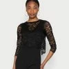 Anna Field Occasion SET - Detacheable Lace Top With V Neck Sleeveless Jumpsuit - Mono - Black, Mujer -Anna Field Ventas 2022 d1119494334a404fa5f9aa00f7223302