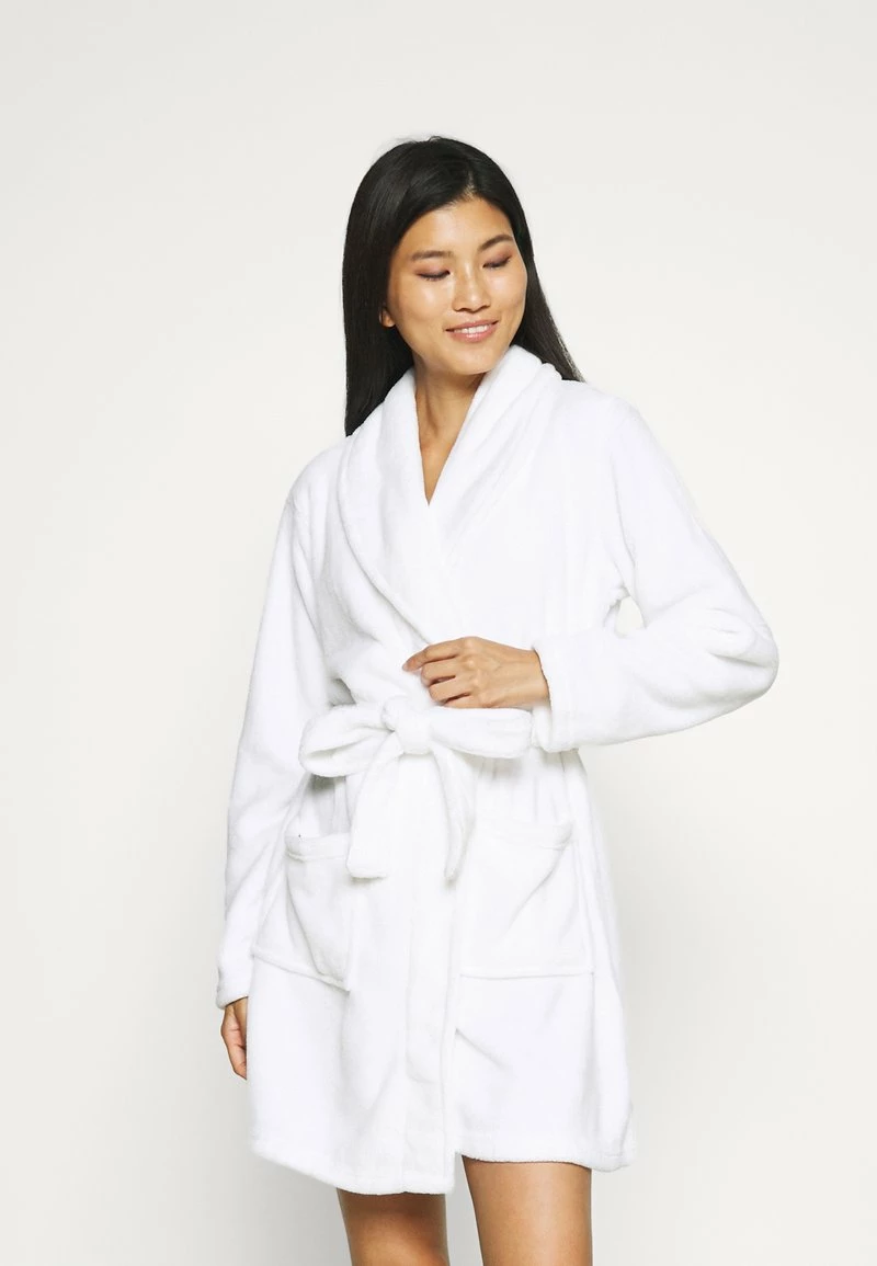 Anna Field LADIES PLUSH BATHROBE - Albornoz - White, Mujer 3 Anna Field LADIES PLUSH BATHROBE - Albornoz - White, Mujer