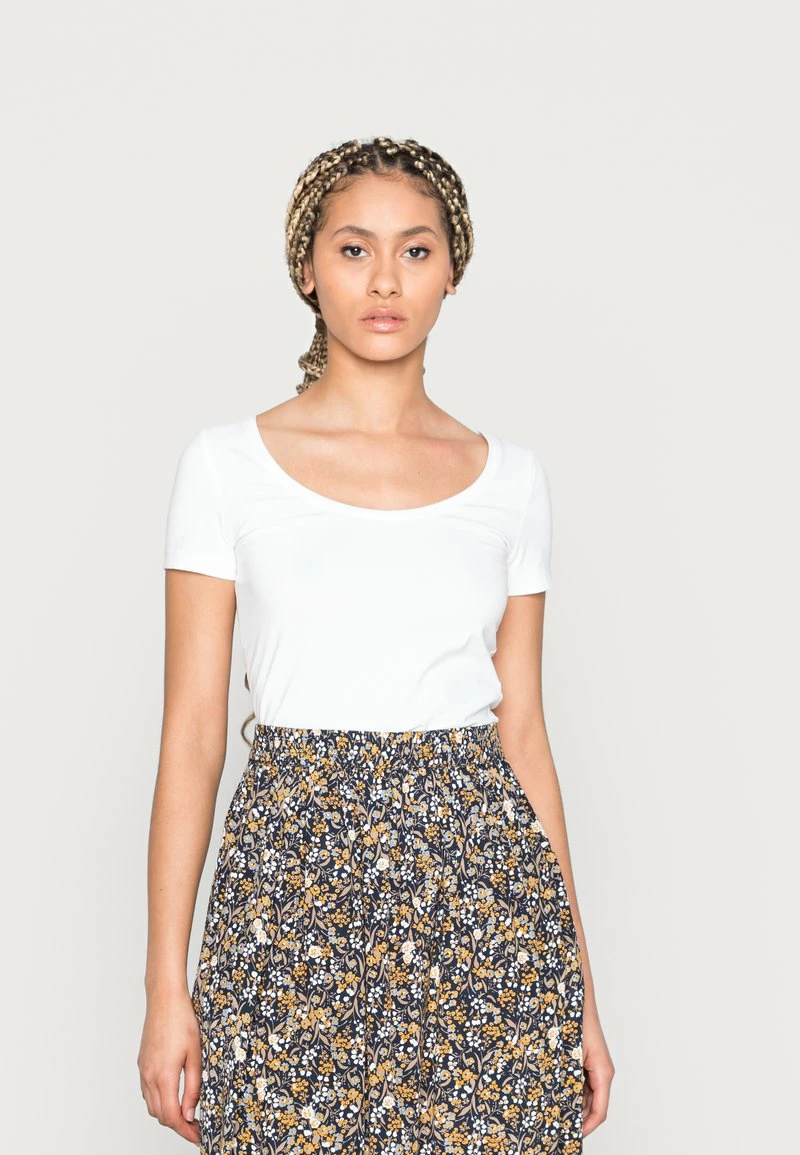 Anna Field 3 PACK - Camiseta Básica - Black/white/brown, Mujer 3 Anna Field 3 PACK - Camiseta Básica - Black/white/brown, Mujer - Imagen 2