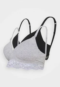 Anna Field 2PP MATERNITY BRA - Sujetador Básico - Grey, Mujer