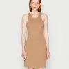 Anna Field Vestido De Punto - Brown, Mujer