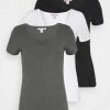 Anna Field 3 PACK - Camiseta Básica - Black, White, Mujer 2 Anna Field 3 PACK - Camiseta Básica - Black, White, Mujer -Anna Field Ventas 2022 d8673abc075746a285714e911a623aef