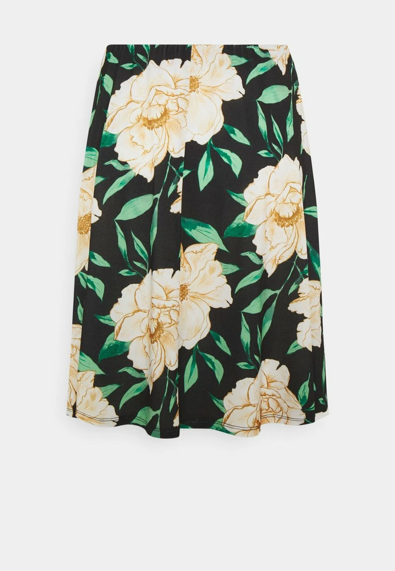 Anna Field Falda Acampanada - Black/multi-coloured, Mujer 4 Anna Field Falda Acampanada - Black/multi-coloured, Mujer - Imagen 2