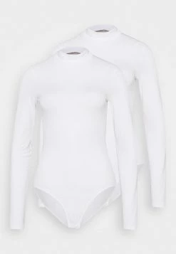 Anna Field LAURA 2PP HIGH NECK BODIES - Body - White, Mujer -Anna Field Ventas 2022 dbd0948dc2164ef2ade05ae12a52897e