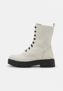 Anna Field LEATHER - Botines Con Plataforma - Offwhite, Mujer -Anna Field Ventas 2022 dcda3f834426404b9fd106495689a530