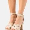 Anna Field Sandalias De Tacón - Beige, Mujer
