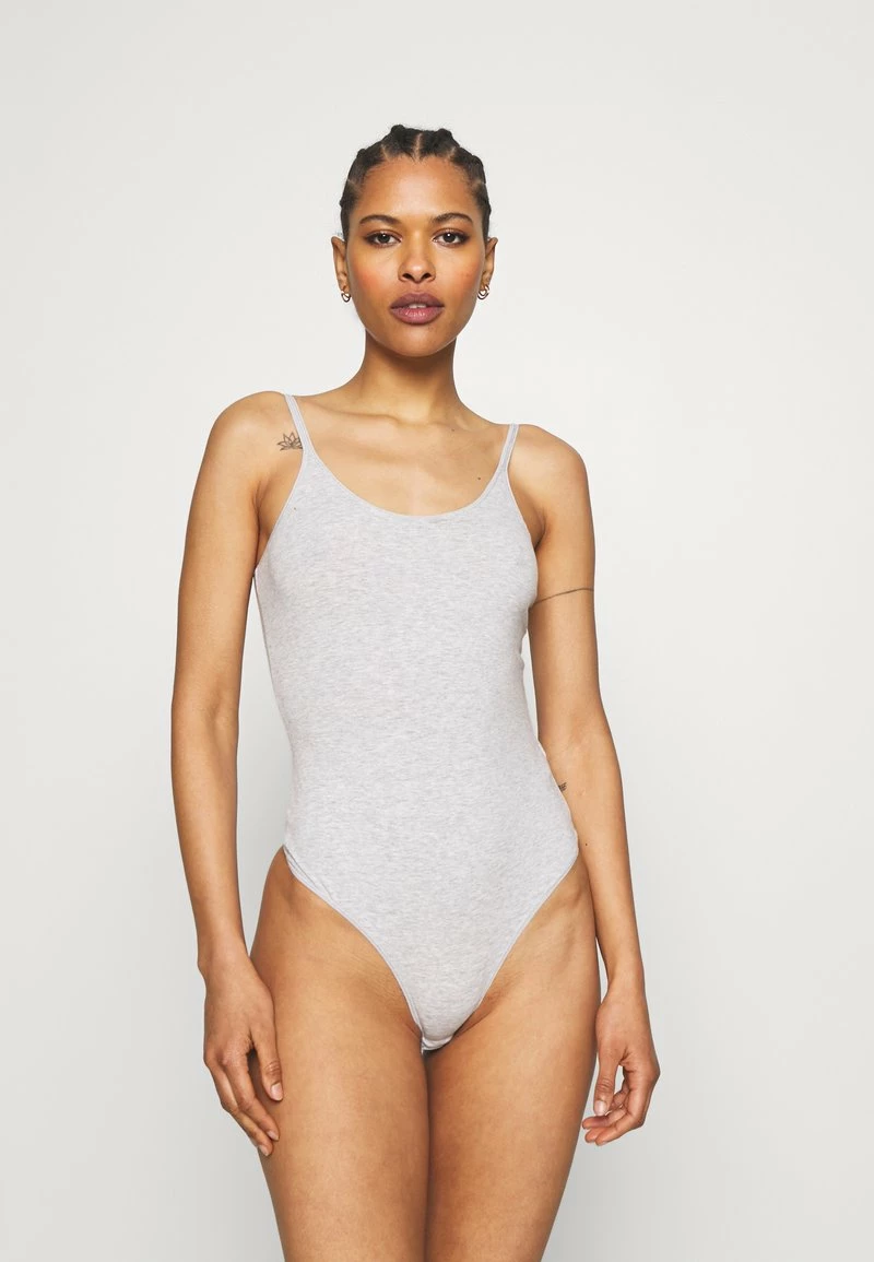 Anna Field 2PP STRING BODY - Body - White/mottled Light Grey, Mujer 3 Anna Field 2PP STRING BODY - Body - White/mottled Light Grey, Mujer