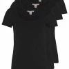 Anna Field 3 PACK - Camiseta Básica - Black, Mujer -Anna Field Ventas 2022 dfcc66bf654d4acd8845f376f011f0c5