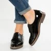 Anna Field LEATHER FLAT SHOES - Zapatos De Vestir - Black, Mujer