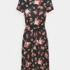 Anna Field Vestido Ligero - Black/red, Mujer