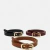 Anna Field 3 PACK - Cinturón - Black /bordeaux/cognac, Mujer -Anna Field Ventas 2022 e45144c762754775889e75209c7a1425