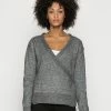Anna Field LOOSE FIT WRAP - Jersey De Punto - Mottled Dark Grey, Mujer -Anna Field Ventas 2022 e4bd7b7ca6c84c489c453c1c7d40bb43