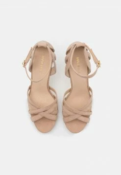 Anna Field LEATHER - Sandalias De Tacón - Beige, Mujer -Anna Field Ventas 2022 e6a8cf5295814eb8b7780602acd8d57a