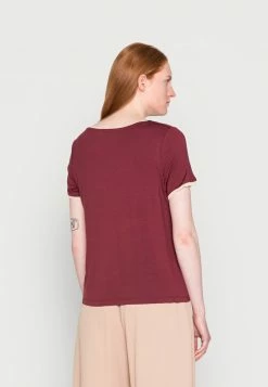 Anna Field Camiseta Básica - Dark Red, Mujer -Anna Field Ventas 2022 e76bc97ead344327a2d6f0a5a97e2ad3