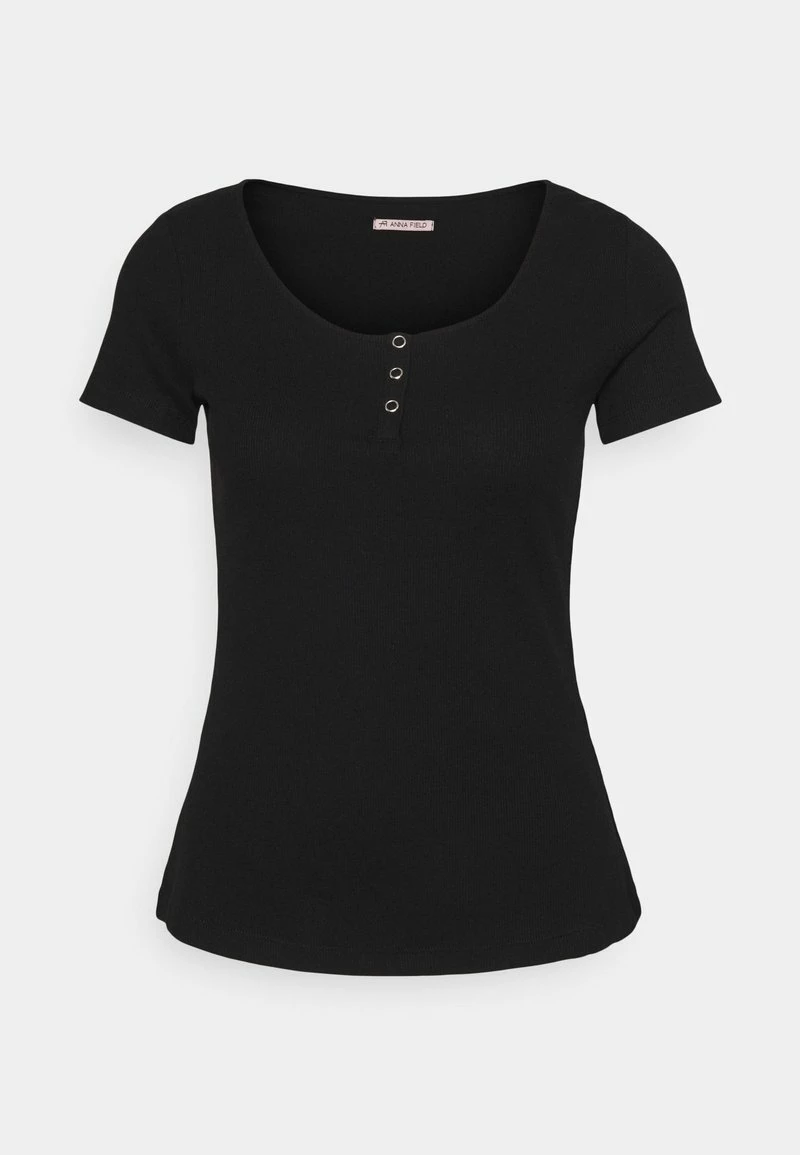 Anna Field Camiseta Básica - Black, Mujer 3 Anna Field Camiseta Básica - Black, Mujer